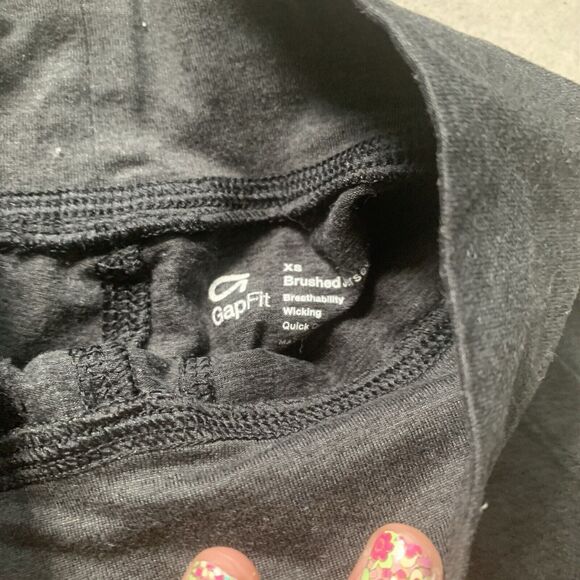 Baby Gap Black  Sweatshirt And sweatpants outfit PLUS Gray Leggings Size XS - Picture 2 of 3